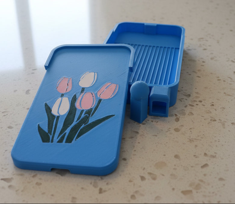 Tulips Diamond Dot Tray